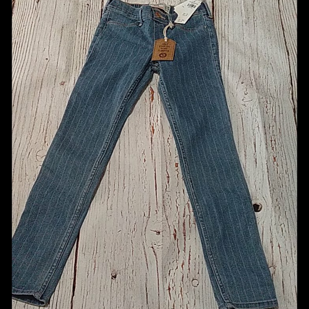 Abercrombie kids Pinstripe Jean Jeggings